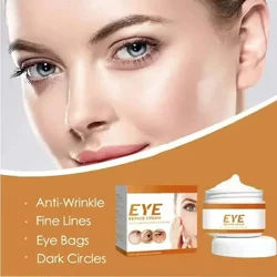 Anti-rugas círculos escuros creme para os olhos, remover bolsas oculares, Puffiness Way, trabalho sob os olhos, hidratação, branqueamento Cuidados com a pele, clareamento