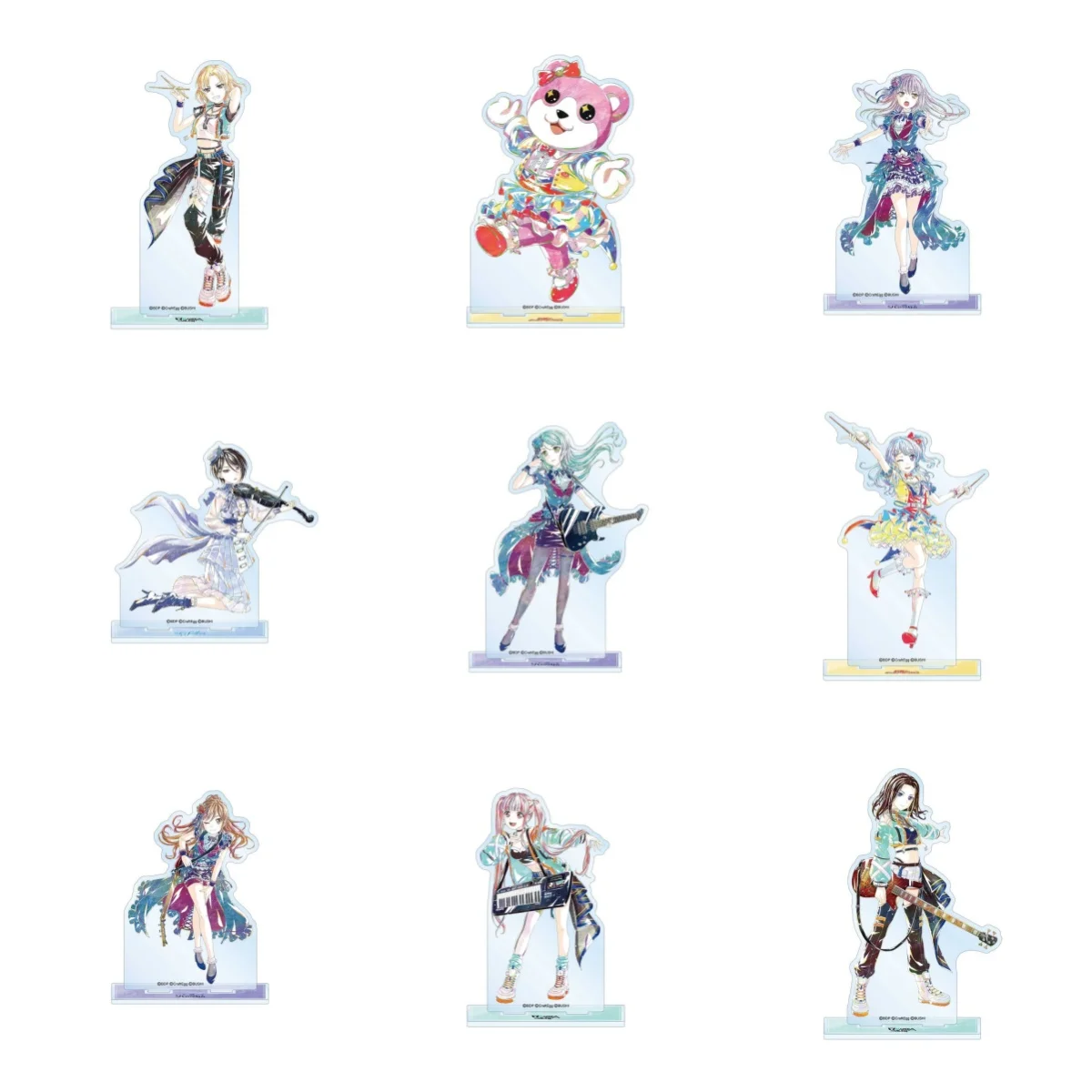 Multimedia Planning BanG Dream!  Yamabuki Saaya MASKING Acrylic Stand Model Plate Keychains Bedroom Decoration