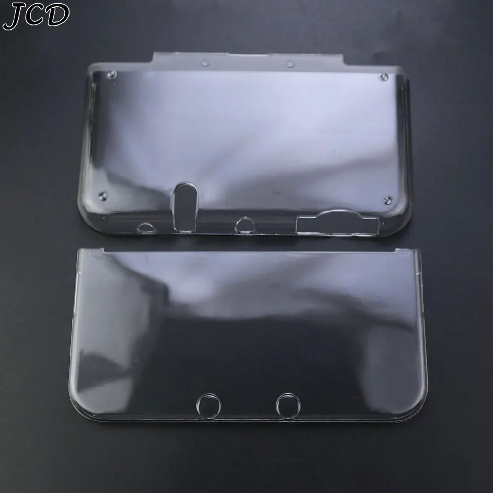JCD For Nintend New 3DS LL/XL Game Console Transparent  Plastic Split Type Crystal Housing Shell Protective Cover