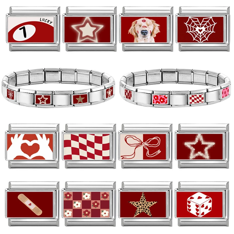 Fashion Red Pink He…