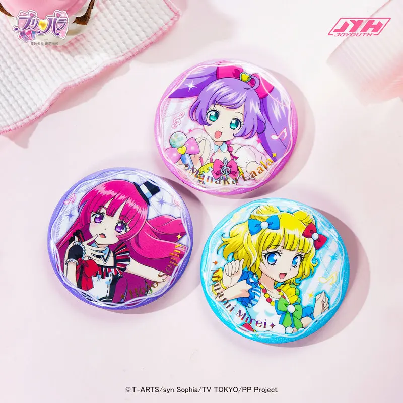 

Genuine In Stock Pripara 75mm Single-Lead Badge Manaka Laala Tin Badge High Quality Bag Ornaments Birthday Surprise Gift