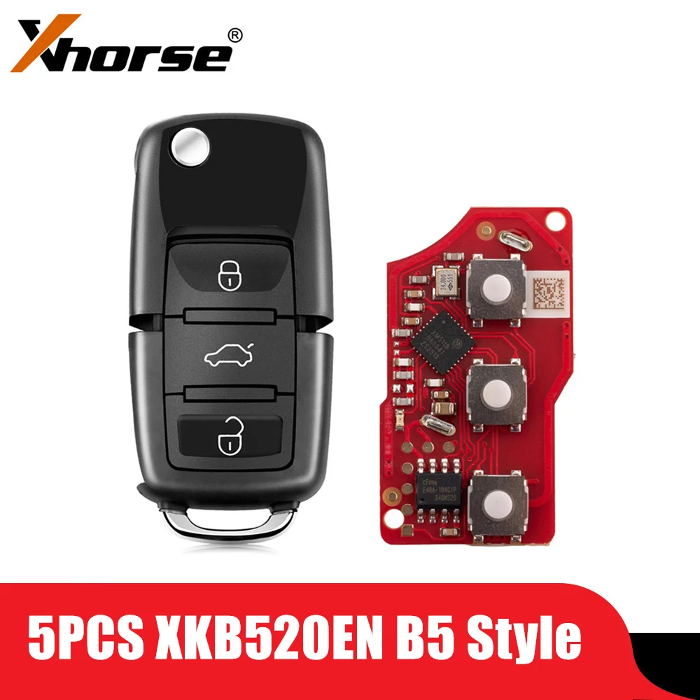 5PCS XKB520EN Wired Remote Key Second Generation