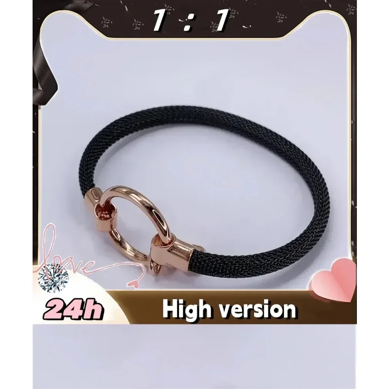 925 2024 100% 925 Simple And Luxurious Dazzling And Colorful Fashionable Bracelet, Original Fashion Jewelry Gift