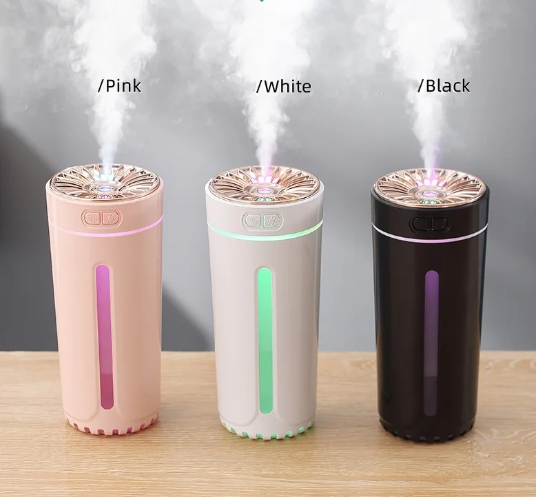 Mini Air Humidifier Diffuser with Magic Atmosphere Light Home Car Air Purifier Fragrance Lamp