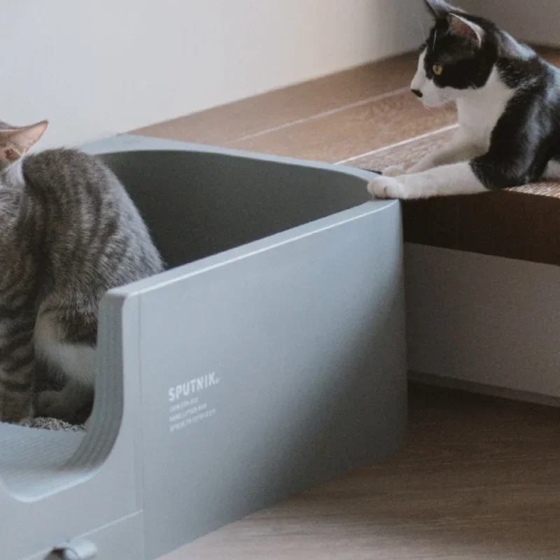 Open Litter Box Sputnik Super Large Cat Toilet Muppet Maine  Self Cleaning Litter Box  Litter Tray