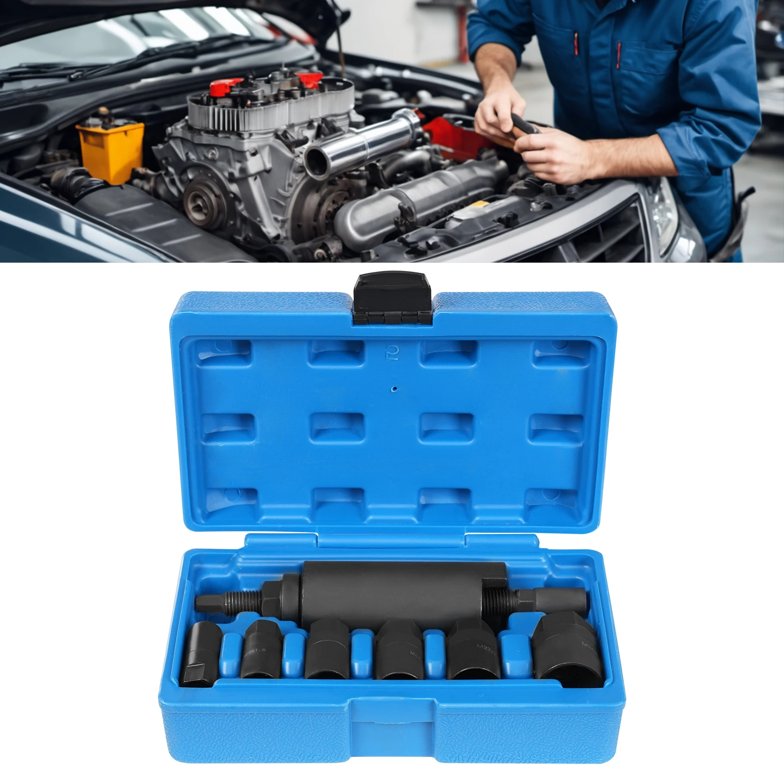 

7pc Automotivedrive Shaft Puller Extractor Tool Kit, Drive Shaft Pulling Removal Kit Used In Car Repair Shops, Maintenance Shops