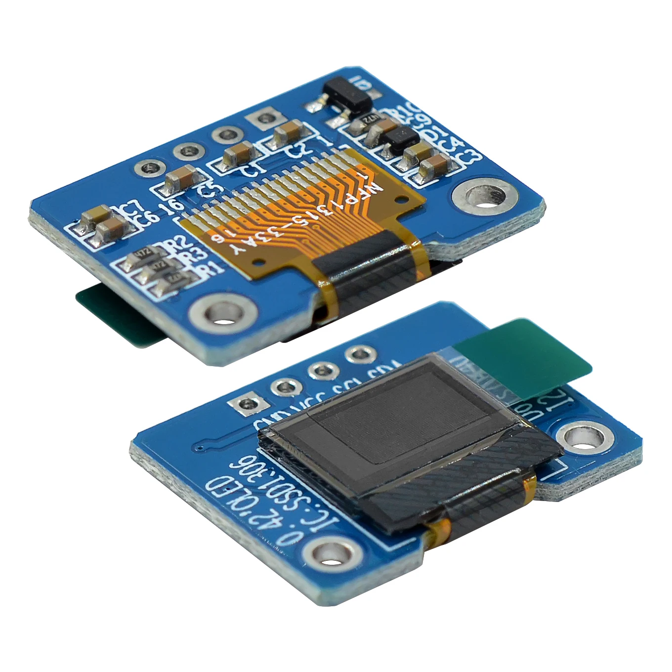 0,42-calowy ekran wyświetlacza OLED Interfejs IIC/SPI Moduł wyświetlacza OLED SSD1306 Sterownik IC Moduł rozdzielczości 72x40 3,3 V