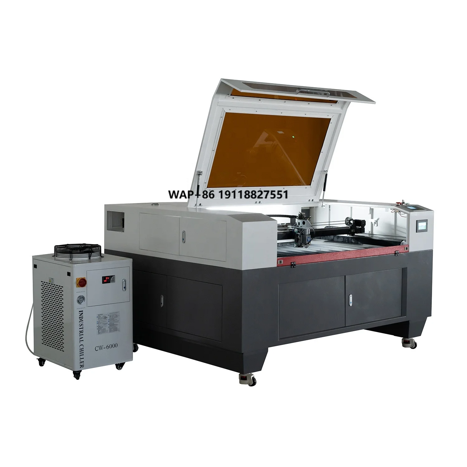 

CNCDouble Head 300W Hybrid Mixed CO2 Cutting Engraving Metal Acrylic 1310 CO2 Machine