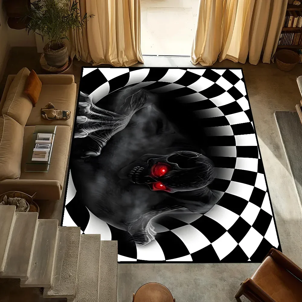 

Magic Vortex small carpet Bedside Kitchen Bath Living Home House Bedroom Floor Mat Doormat Large Carpet Rug Decoration