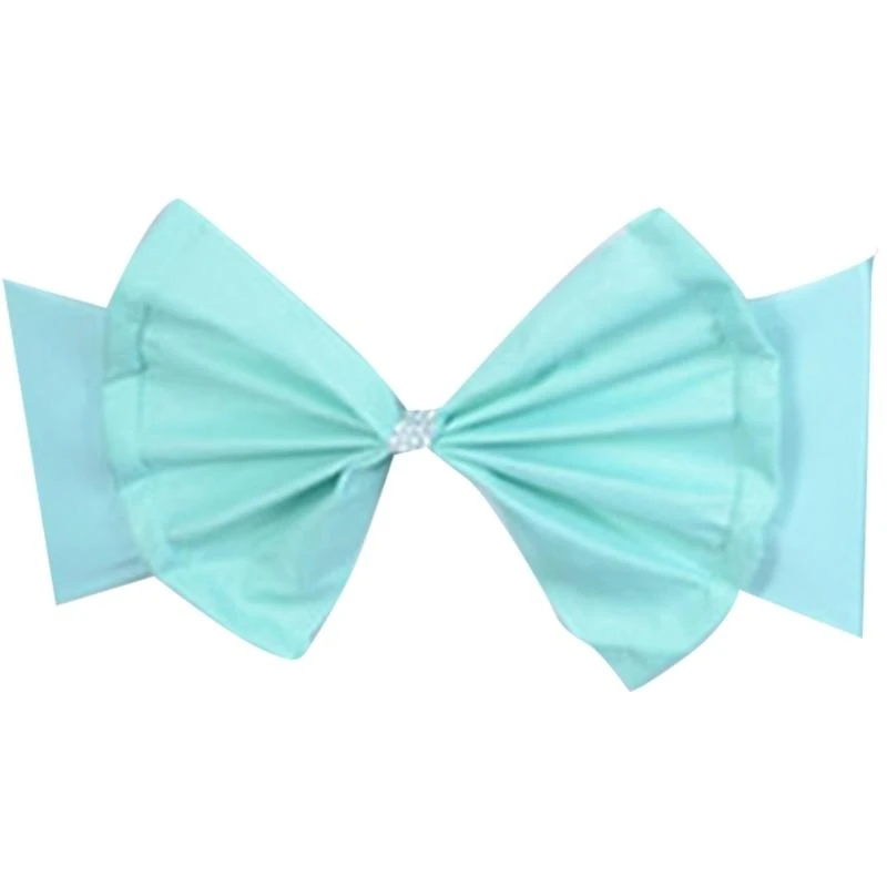 كرسي وشاح كرسي الشريط الانحناء التعادل شريط مرن لحفلات الزفاف والاحتفال بعيد ميلاد والمزيد كرسي الديكور 1 قطعة