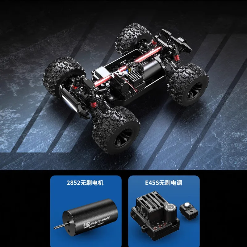 MJX New 14208 1/14 Brushless Remote Control Car Model Toys 2.4g 4wd Hypergo High-Speed Off-Road Vehicle Climbing Car Adult Gifts
