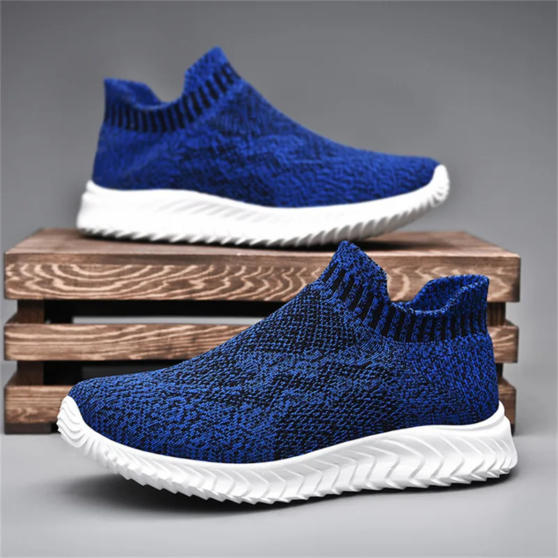

Couples Summer Sock Shoes Man Breathable Mesh Casual Sneakers Male Lightweight Thick Sole Women's Sports Shoes zapatillas hombre