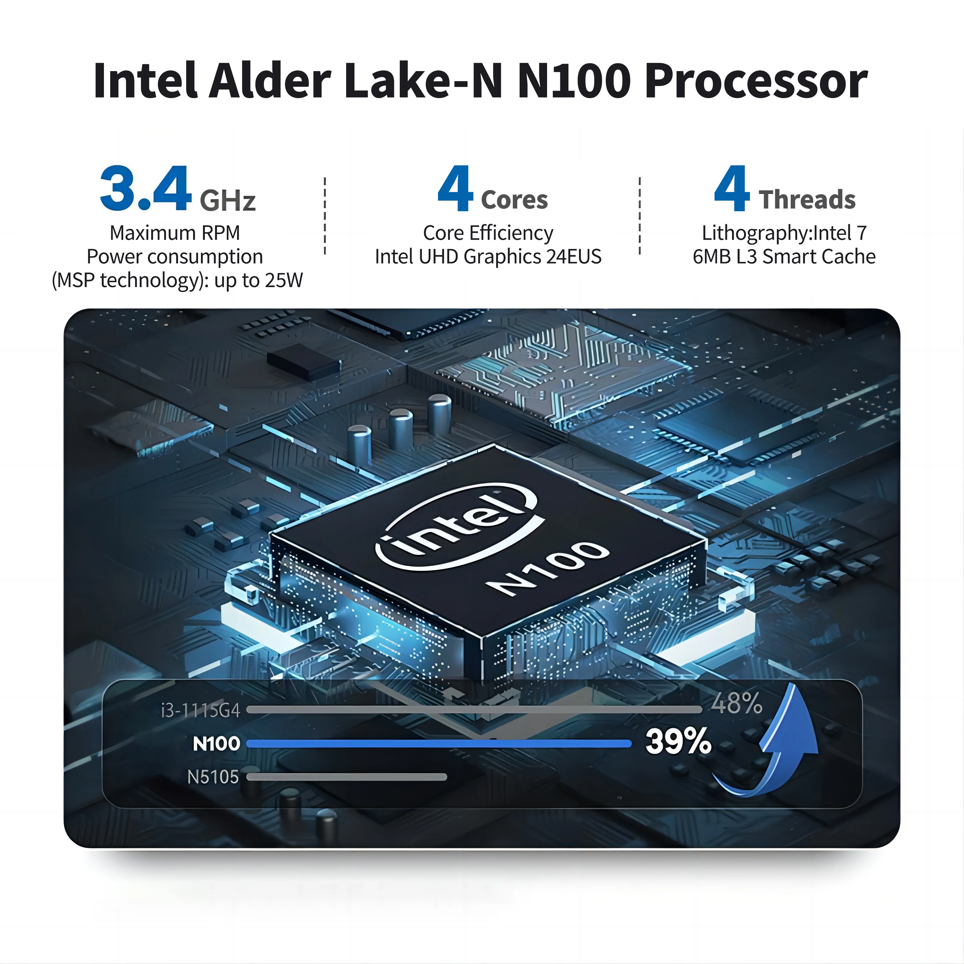 Firebat AK2 Mini PC Intel Lake N100 Windows 11 Pro Mini PC 8/16GB DDR4 256/512GB SSD WiFi 5 BT4.2 Desktop Computer