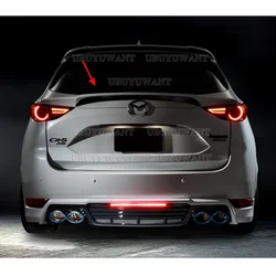 For Mazda CX-5 CX5 2017 2018 2019 2020 2021 Rear Middle Spoiler Wing Carbon Fiber Trunk Lip Wing Black White Spoiler Car Styling