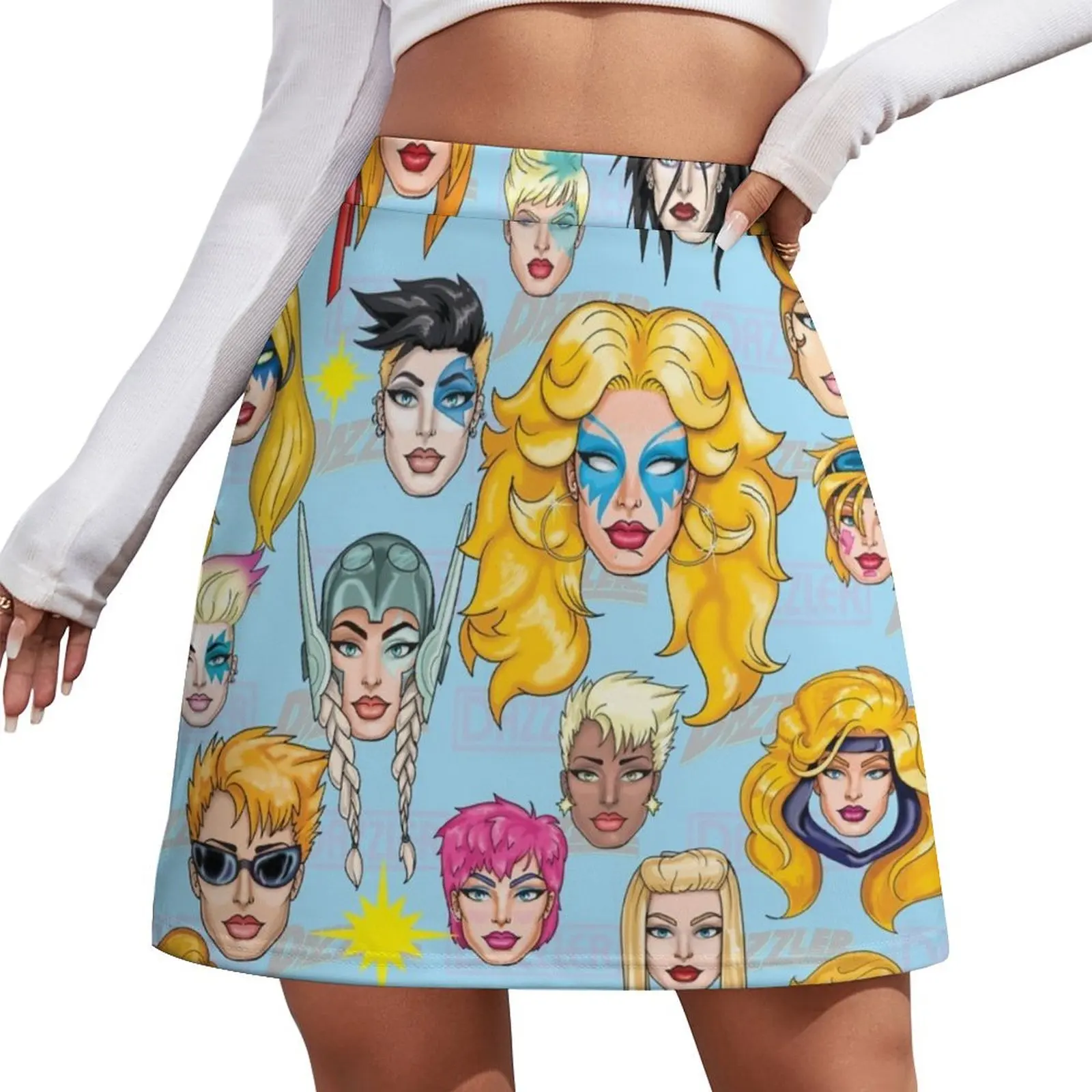 

Dazzlers!! Mini Skirt women's skirt 2026 trend korean clothes ladies Summer skirt