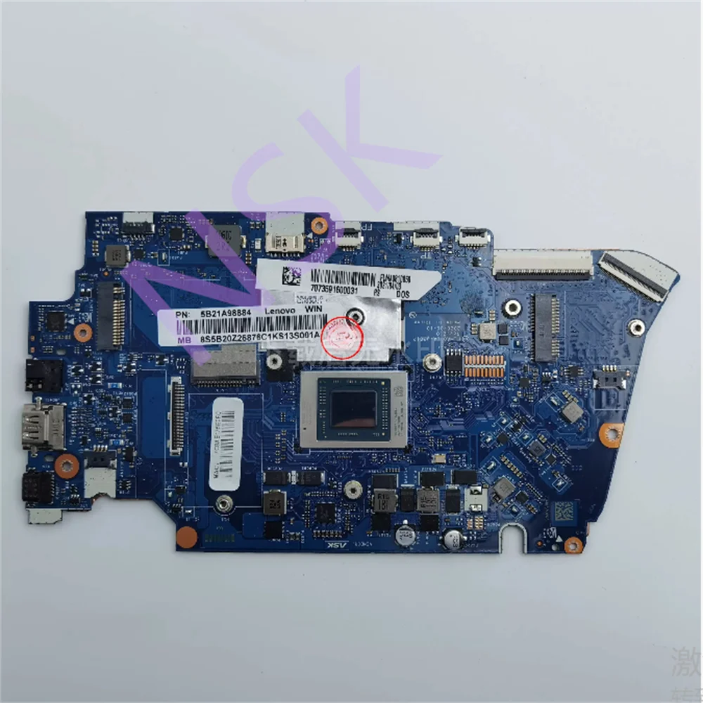 LA-J701P For Lenovo Ideapad 5-14ARE05 Laptop Motherboard With AMD R5-4600 CPU 8G RAM,100% test