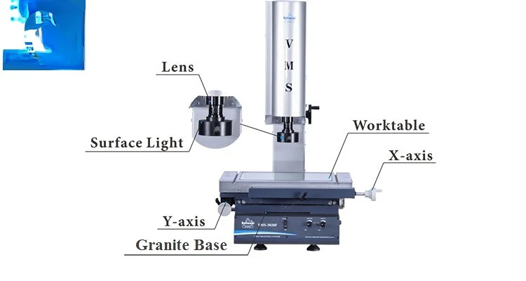 High accuracy and stability 2 Dimension Video Measuring Machine With Hd digital camera