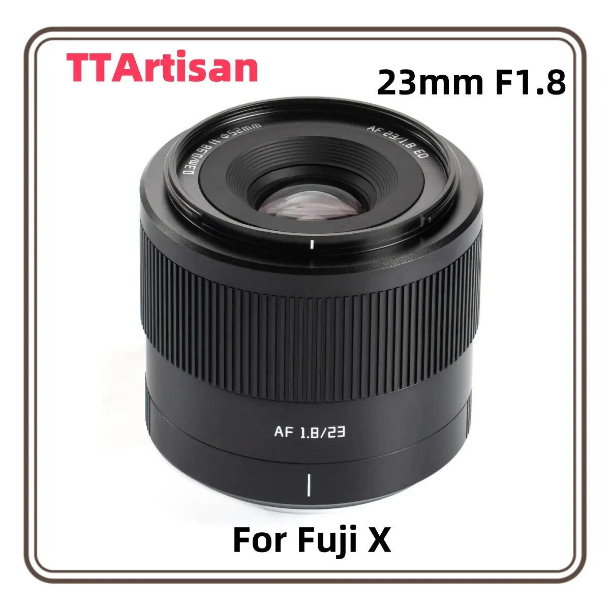 TTArtisan 23mm F1.8 AF APS-C Lens for Fuji X Mount Cameras X-A1 X-A10 X-A2 X-A3 X-A5 X-A7 X-M1 X-M5 X-H1 X-H2 X-H2S