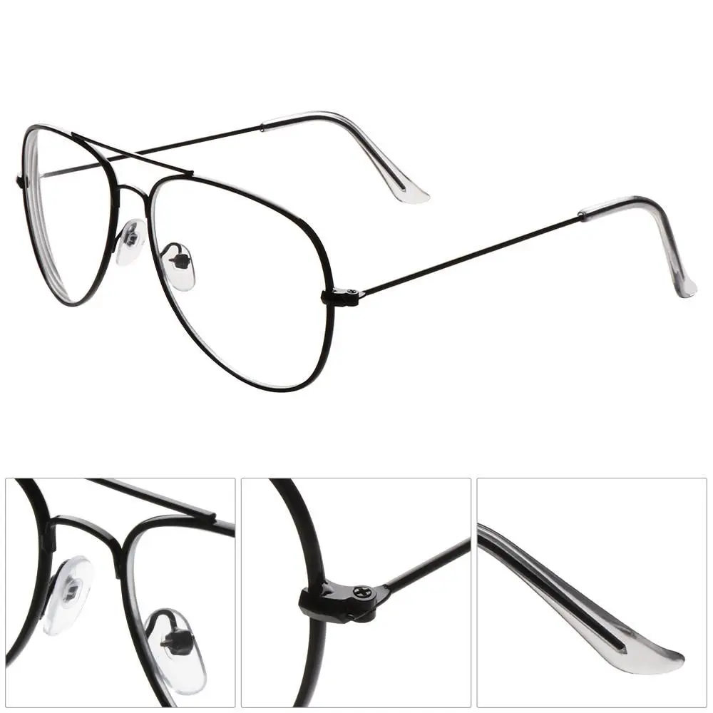 Women Men Myopia Optical Prescription Glasses Anti Blue Light Pilot Nearsighted Eyeglasses Shorted Sighted Goggles-1.0 to-5.0