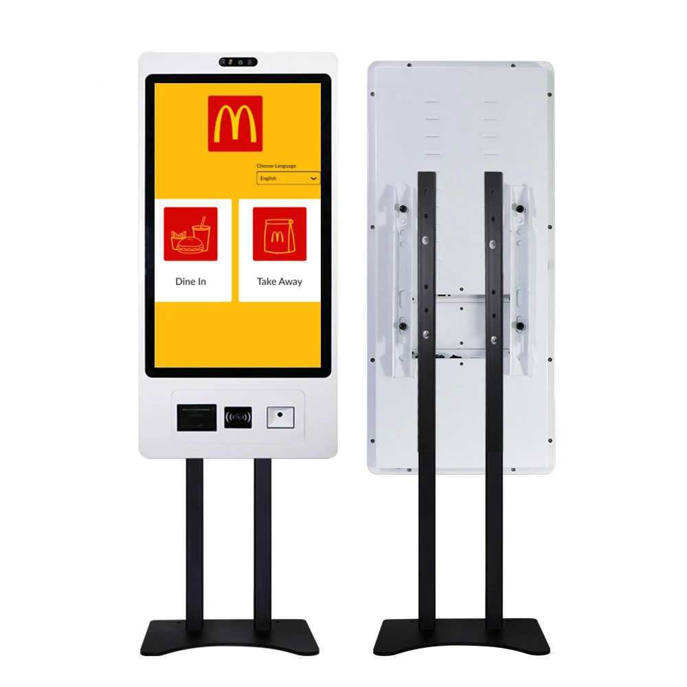 

21.5 Inch Interactive Self Service Payment Kiosk Automatic Touch Screen Kiosk Self Ordering Machine for Restaurant