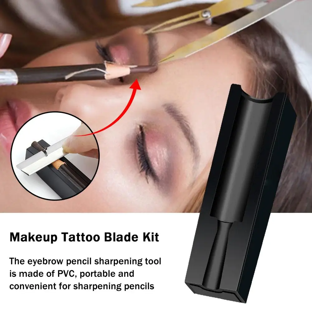 Wire Eyebrow Pencil Eyebrow Pencil Auxiliary Device Pencil Eyebrow Eyebrow Sharpener Auxiliary Pencil Groove Tool H0H1