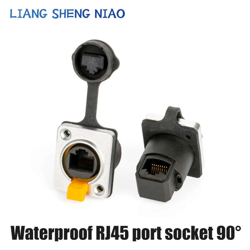 YT-RJ45 Outdoor waterproof aviation plug and socket Network cable connector Waterproof network interface plug