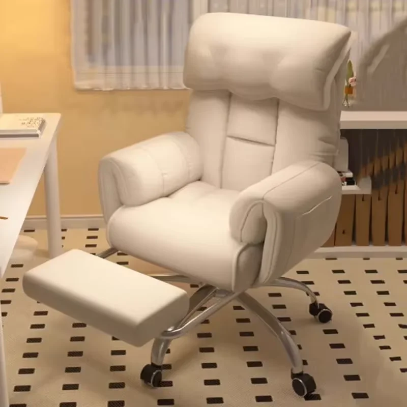 Design Computer Office Chair Relax Rotating Luxairy Comfy Mobile Chair Ergonomic Lazy Cute Cadeira De Escritorio Salon Furniture