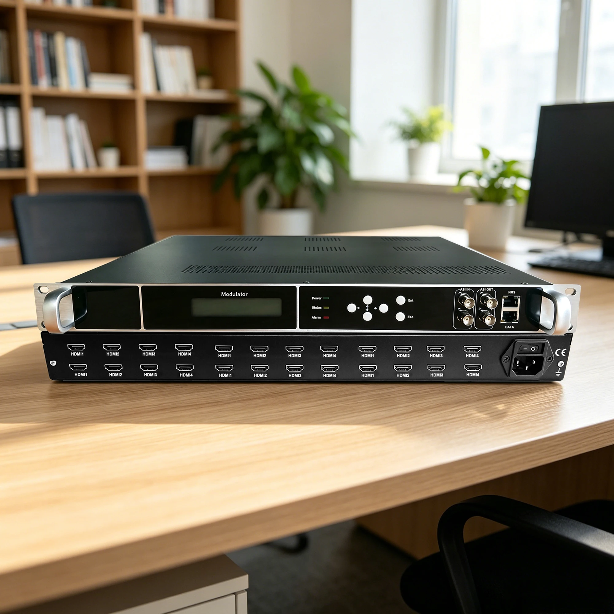 multi-channel HD to IP ASI Hotel IPTV TV system front-end equipment, CATV front-end H264 HD  video encoder