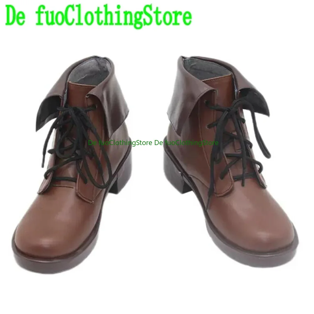 DefuoClothing Ezra Theodore Cosplay Shoes Boots Game Anime Game Role-playing Shoes and Boots Halloween Party