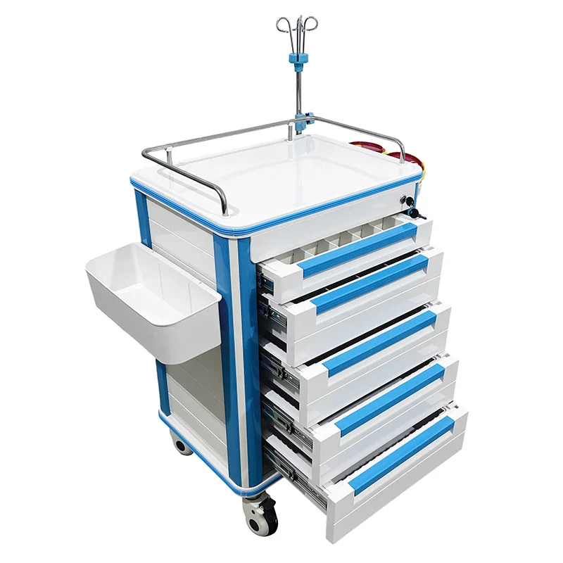

Emergency Cart Emergency Hospital Surgical Nursing Ward Nurse Handguard Cart