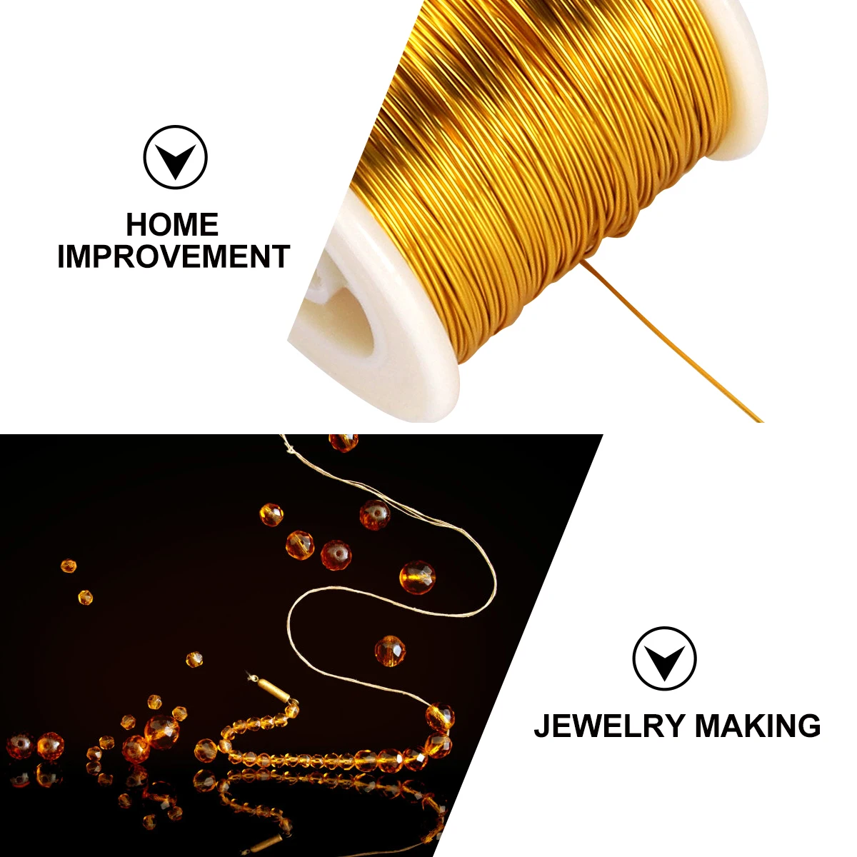 55m 0.8mm Copper Wire for Jewelry Making Beading Bracelet Necklace Crafts Flexible Refined Wire Wrapping Floral