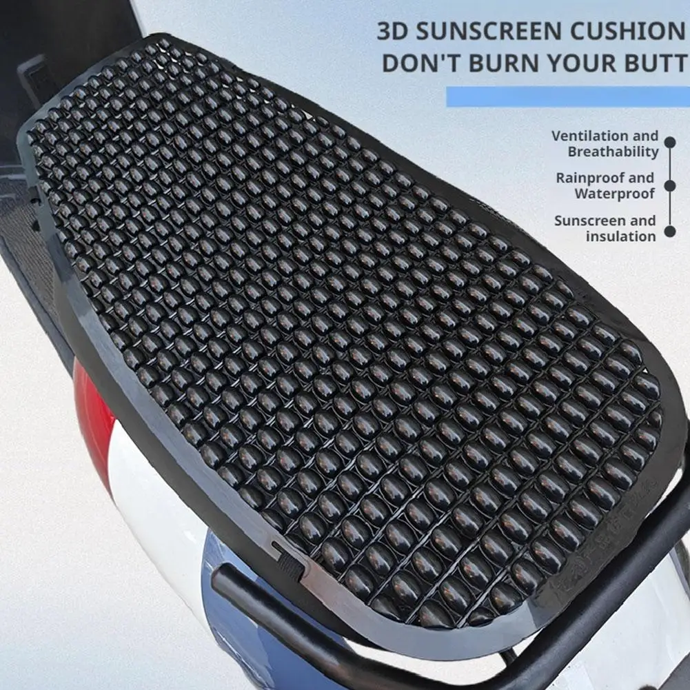 

Чехол для мотоцикла, летняя пластиковая изоляционная подушка, имитация мотоцикла, дышащие водонепроницаемые бусины, деревянные универсальные Ele F5j4