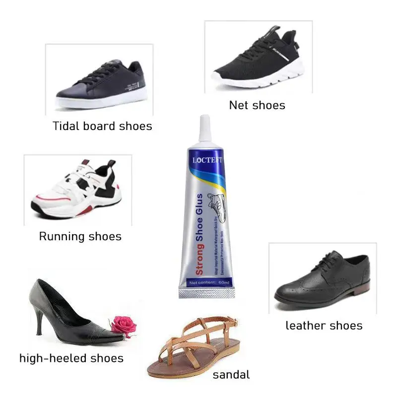 60ml Powerful Shoe Repair Adhesive Shoemaker Waterproof Universal Strong Shoe Factory Special Leather Shoe Tire Repair Glue