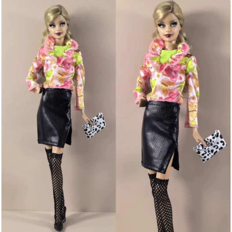 Lx1146 linda camiseta tops saias calças ternos roupas presentes para suas bonecas 1/6 babi xinyi fr fr2 mizi mengfan