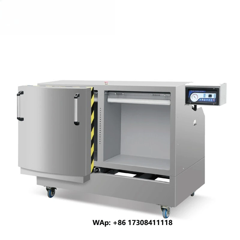 DZ-600YI Adjustable Vertical Flip-Over Double Chamber Vacuum Sealer Kimchi Vegetables Liquid Powder Vacuum Packing Machine