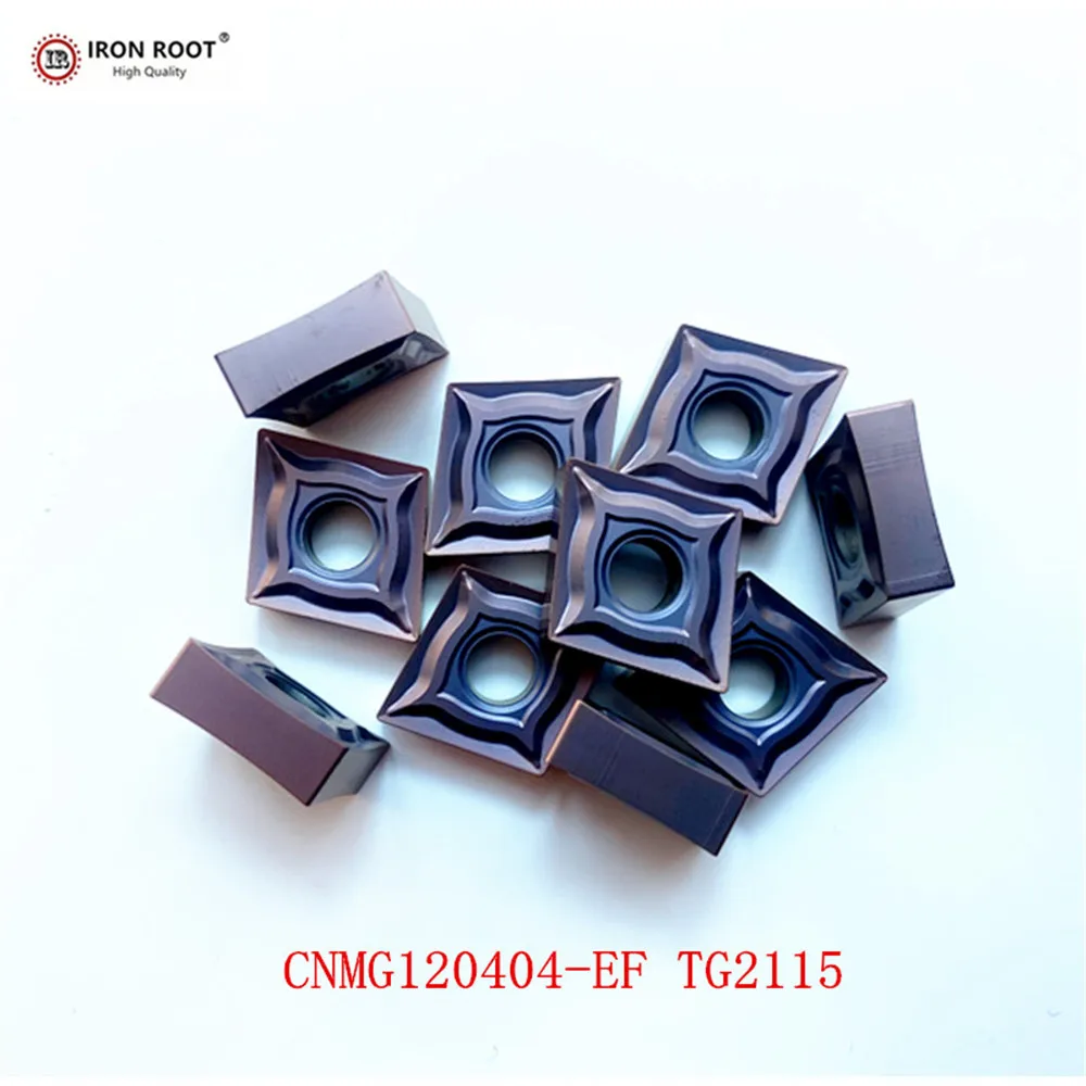 IRON ROOT CNMG120408,CNMG120404,MM,EF,EM TG2115 CNC Lathe Turning Tool Carbide Turning Tool Insert for MCLNR MCKNR MCBNR MCMNNR