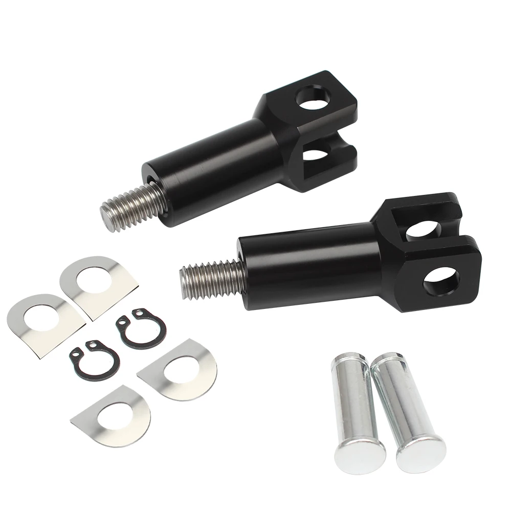 Motorcycle Passenger Foot Pegs Footrest Support Mount Footrest Clevis Kit For Harley Softail Fatboy Heritage FXST 2000-2006 2005