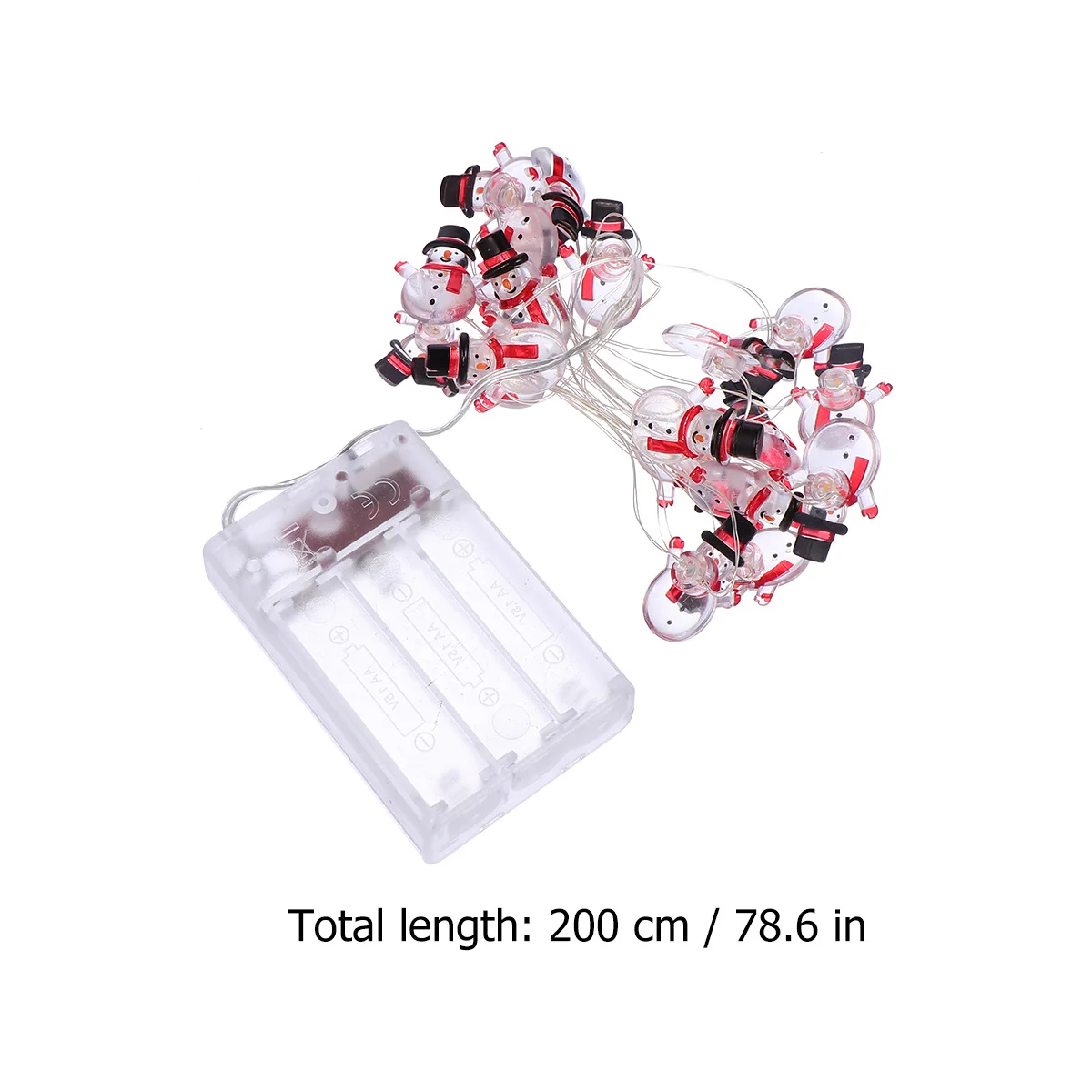 1 مجموعة عيد الميلاد ثلج سلسلة ضوء كفاءة في استخدام الطاقة بالطاقة الألوان الزاهية داخلي في الهواء الطلق حديقة فناء ديكور #3