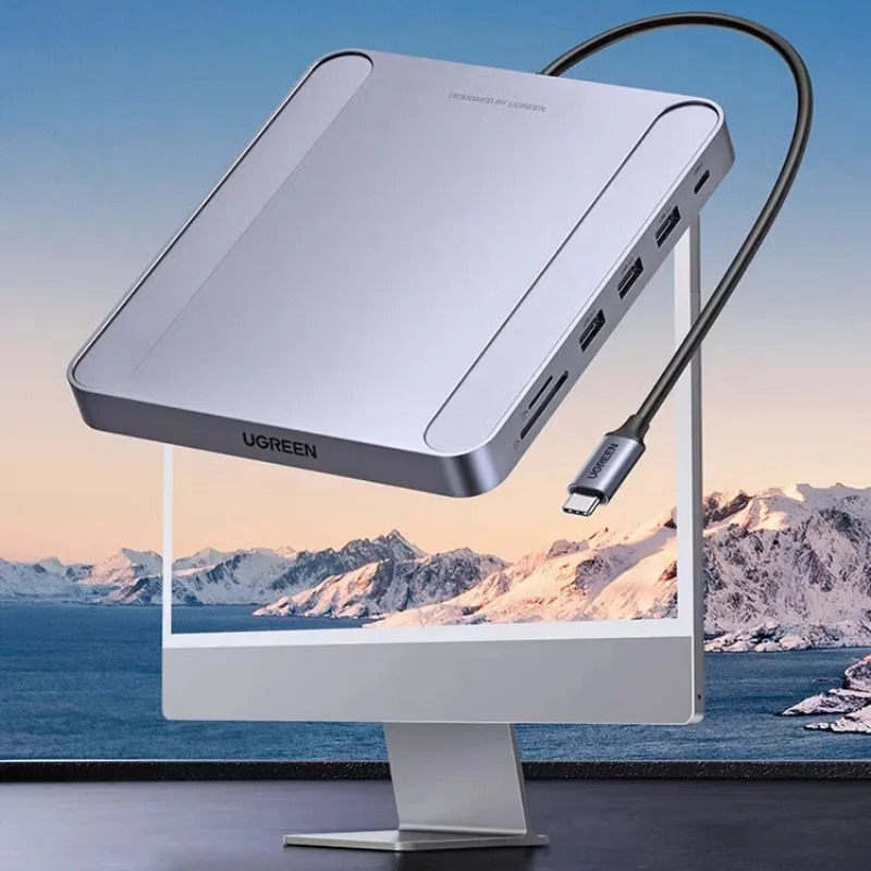 Estação de acoplamento é adequada para expansão Apple iMac USB tudo-em-um mini adaptador de acessório de 24 polegadas typec