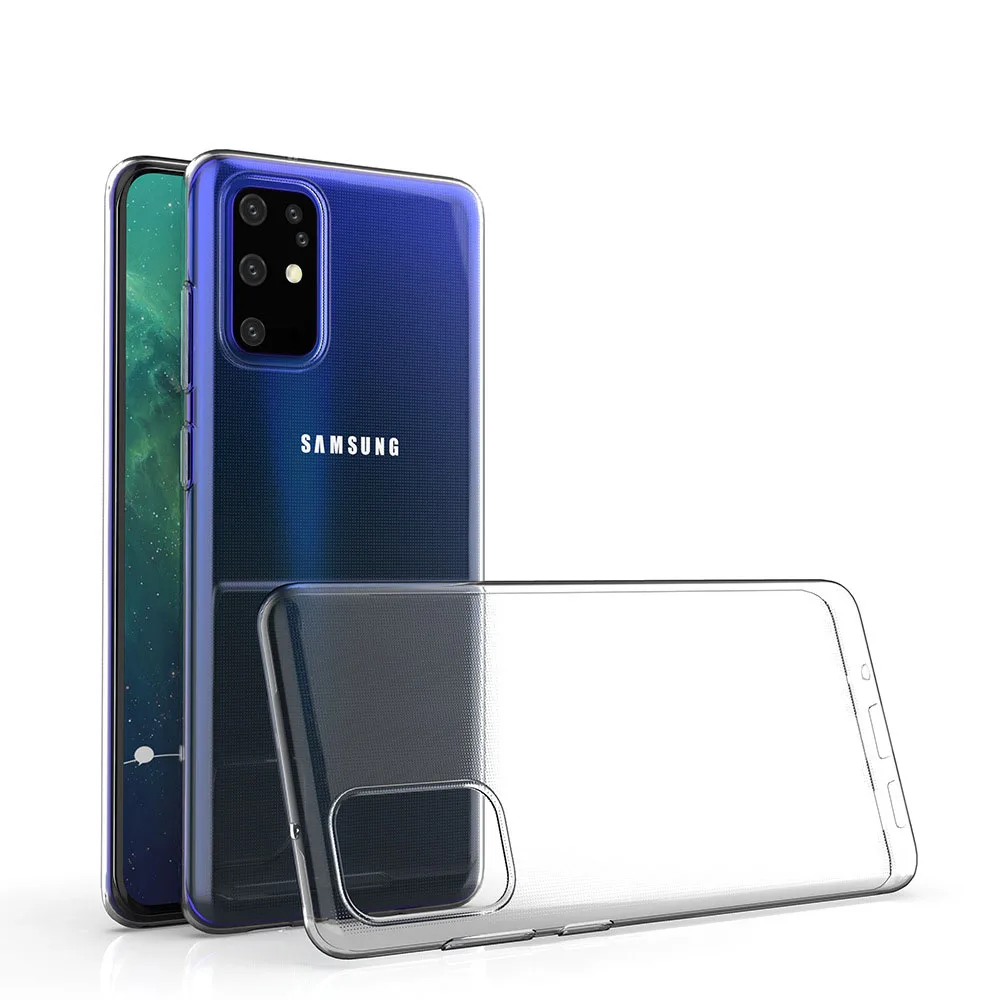Capa de telefone transparente para samsung galaxy s20 plus s7 s8 s9 s10 s20 nota 8 9 10 20 ultra a10 a20 a30 a40 a50 a70 capa macia transparente