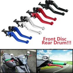 Universal Motorcycle Brake levers Motorcycle Front Disc Rear Drum Brake Accessories Modified Horn Adjustable Hand Lever GY6