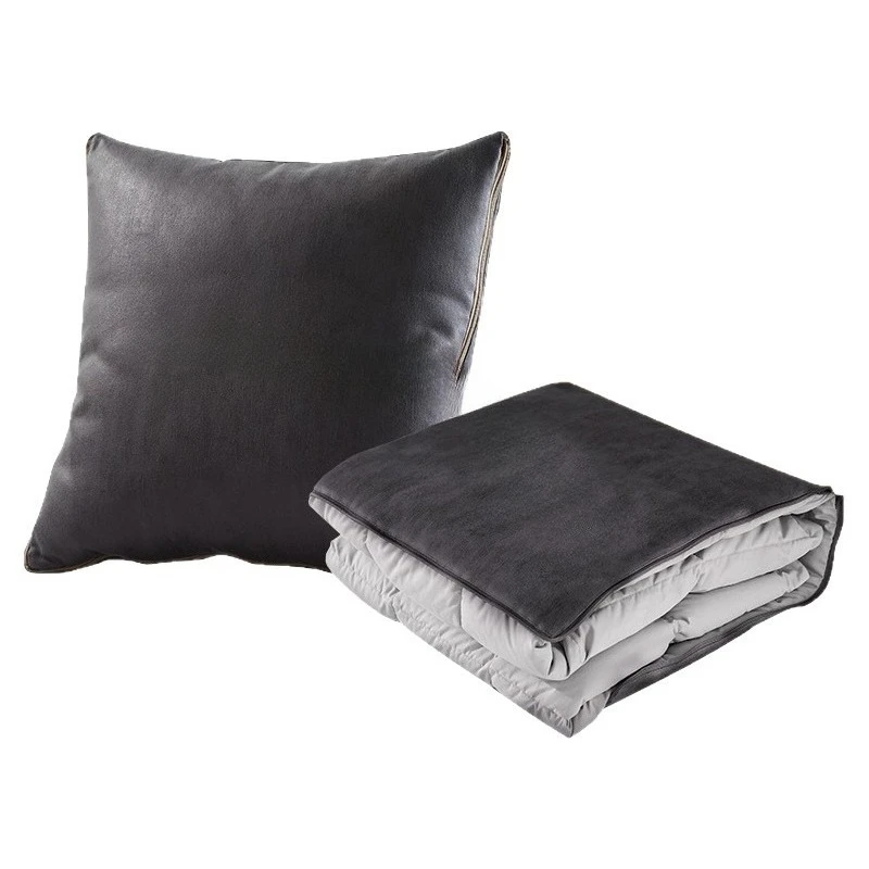 

Car throw pillow quilt dual-purpose two-in-one high-end car folding office nap blanket