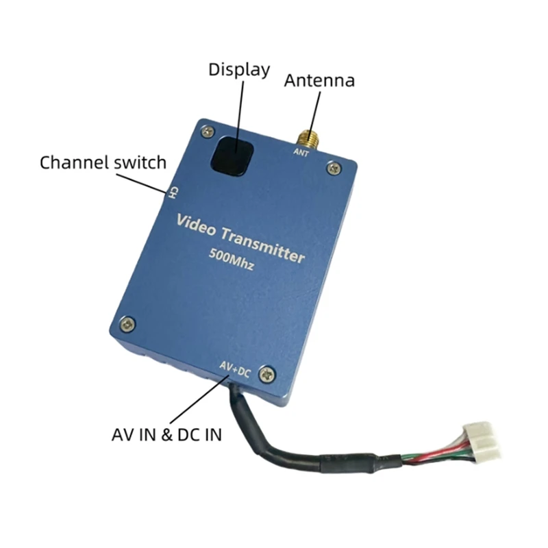 10-20Km 500Mhz UAV/FPV Video Transmitter And Receiver Drones Video Link 8 Channels