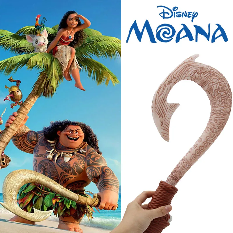 

Disney Moana 2 Fish Hook Knife Anime Cartoon Cosplay Ocean Adventure Maui Weapon Props Classic Boy Toy Kid Holiday Birthday Gift