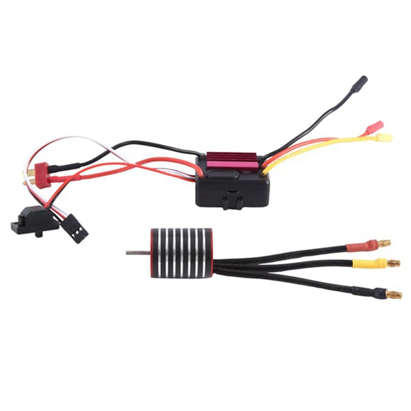 Waterproof Brushless Motor With 35A ESC Combo Set For 1/8 1/10 1/12 RC Crawler Car Truck