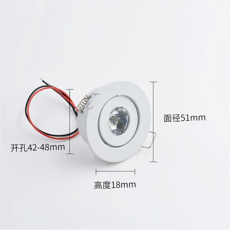 Mini Under Cabinet Lights Spot LED white Ceiling Recessed Downlight Aluminium 5V 12V 24V hole size 42-45mm