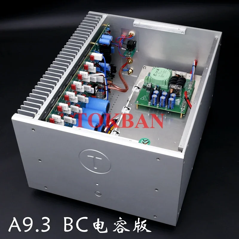 Tokban A9.3 Mono Power Amplifier 100w High Power Split Amp Ultra Low Distortion Low Noise Balanced XLR HIFI Amplifier Audio