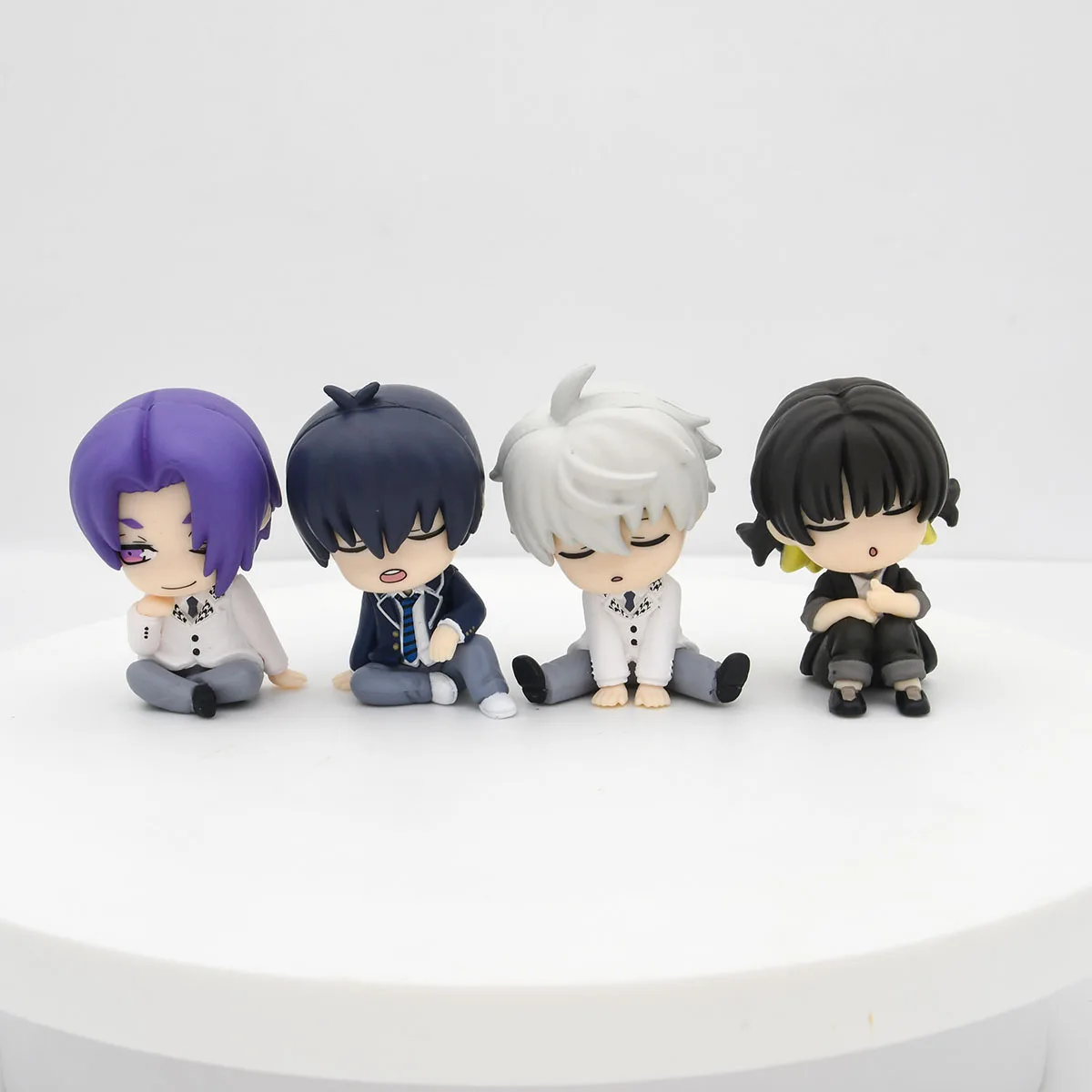 Juguetes originales en cápsula Shoulder Zun Fig. Figuras lindas y kawaii de Blue Lock: Yoichi Isagi, Reo Mikage, Meguru Bachira, Seishiro Nagi