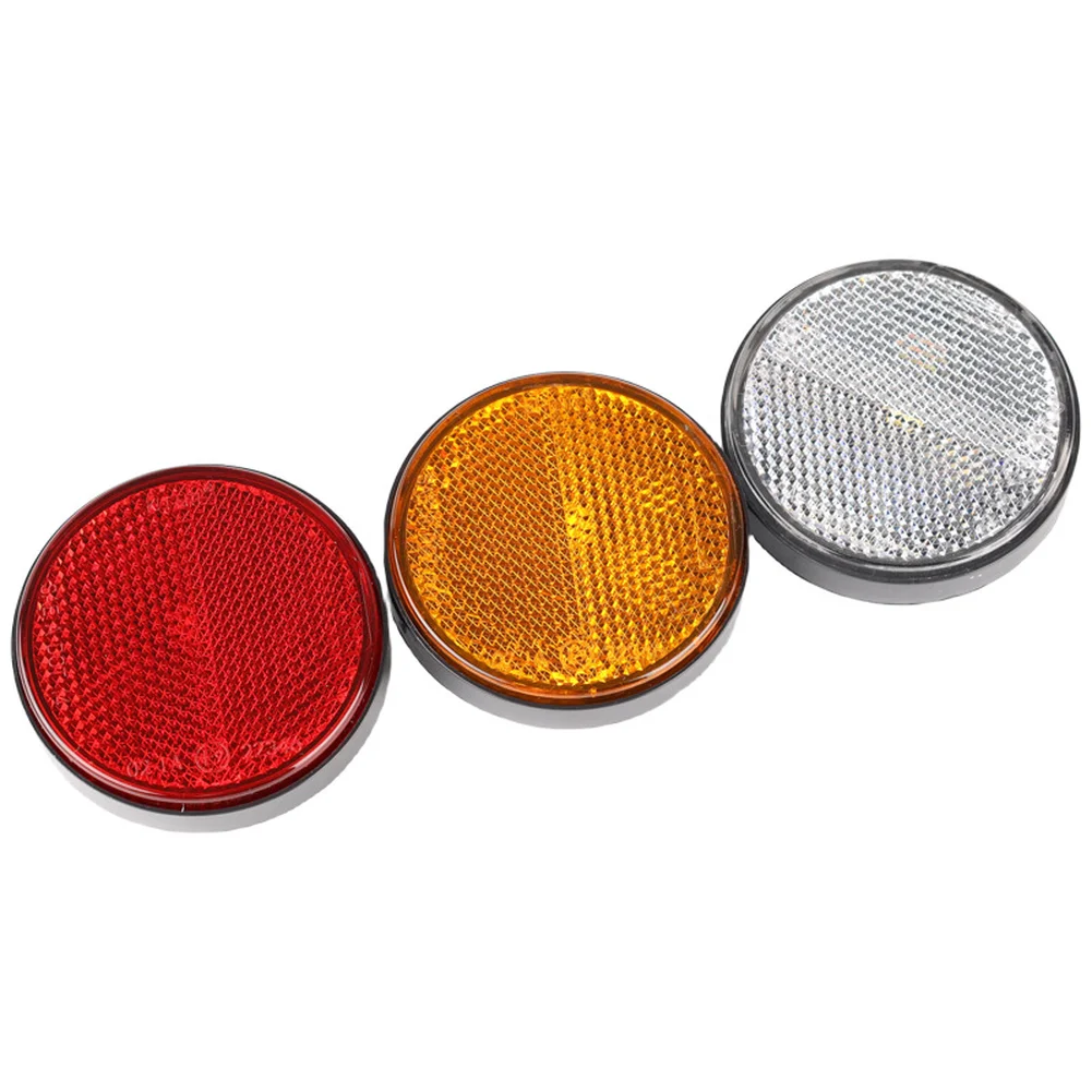 عاكس سيارة عاكس عاكس عاكس برغي مستدير أو مقطورة لاصقة ملحقات تعديل RV شهادة E9 5.9*5.9*1 #5