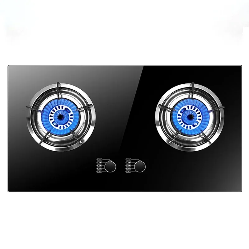Household 220v Gas Stove Dual Stove Household Embedded Natural /Liquefied Gas Stove